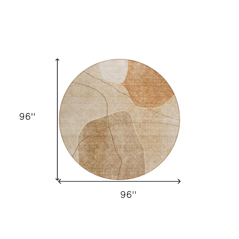 HomeRoots Abstract Transitional Rectangle Outdoor Rug