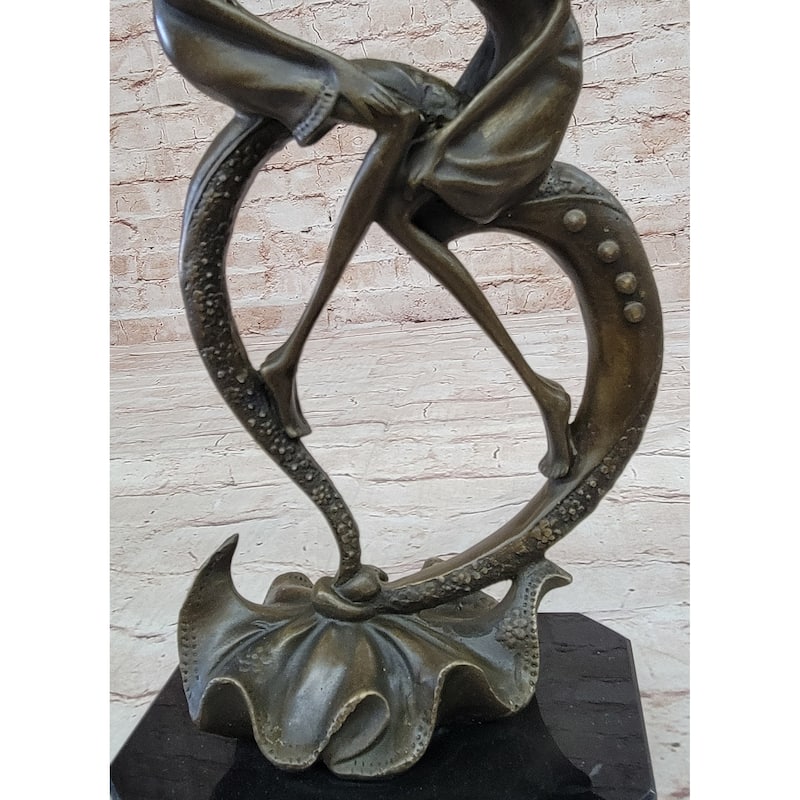 Everlasting Love Solid Bronze Sculpture Abstract Modern Artwork By Collet