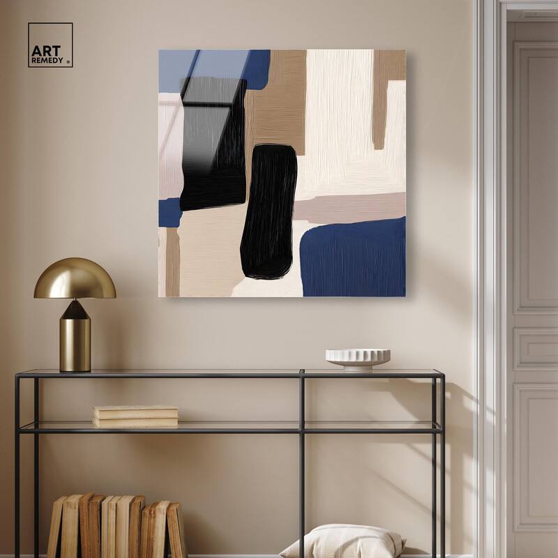 Blue Quietude I Acrylic by Art Remedy, Ready to Hang