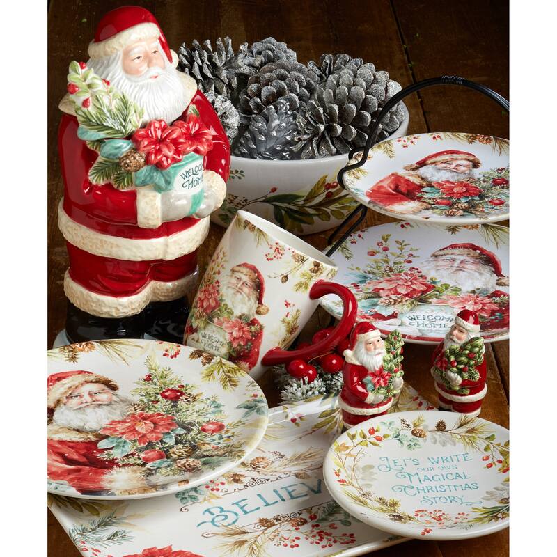 Certified International Christmas Story 11-inch Dinner Plates (Set of 4)