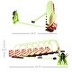 preview thumbnail 3 of 3, Glow-in-the-Dark Race Track Set with Light-Up Car & Spooky Spider Model for Ages 3-6 - Green