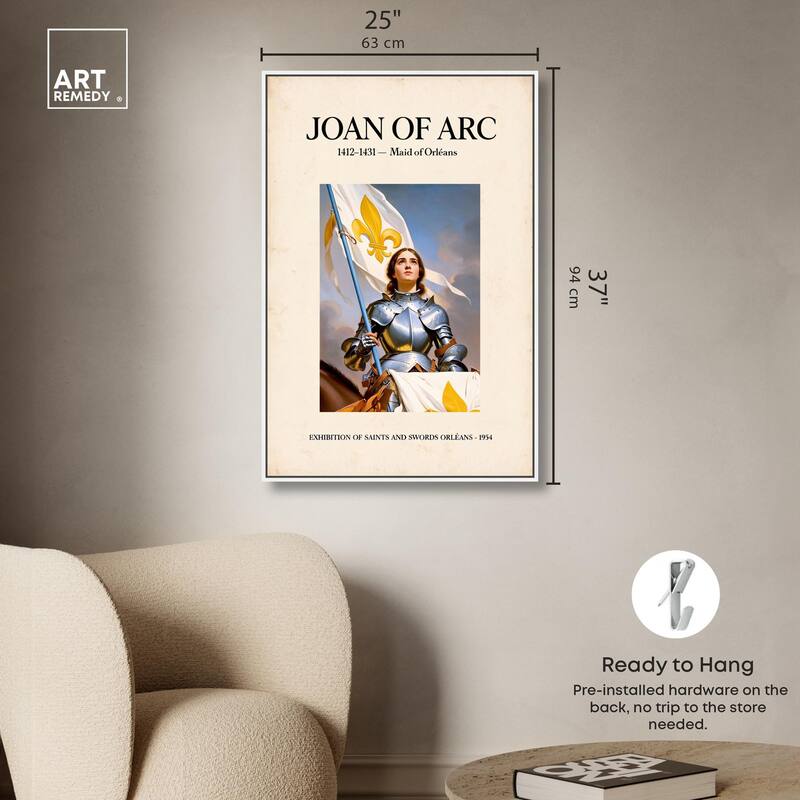 Maid of Orleans Canvas by Art Remedy