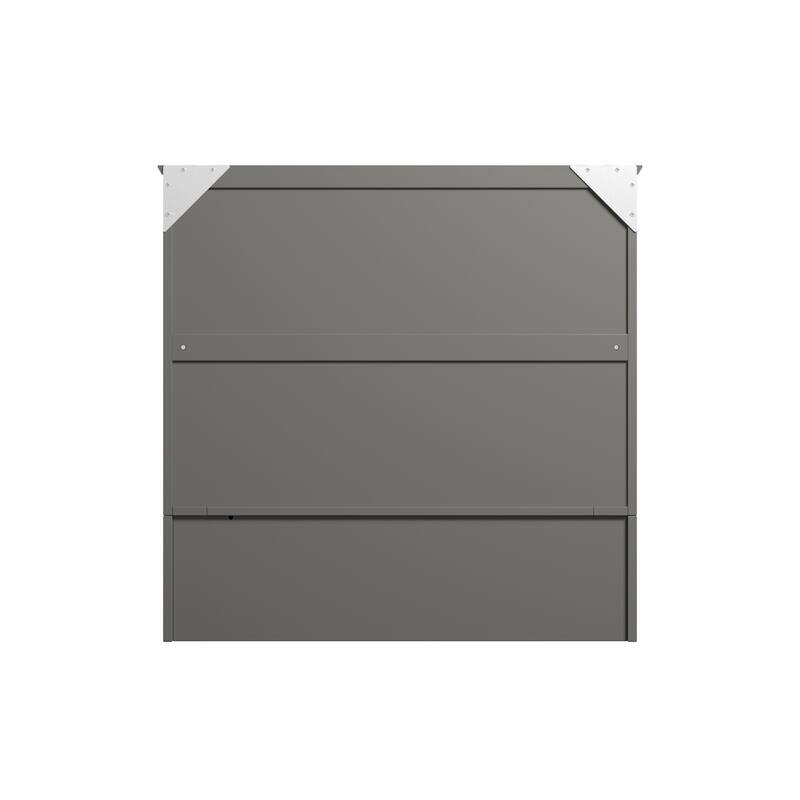 Hamilton Murphy Bed Chest with Storage Drawer and Built-In Charger