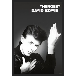 David Bowie - Heroes Framed Art Poster - 24 x 36 Inch - Bed Bath