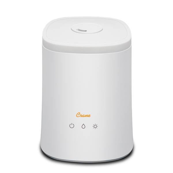 Shop Black Friday Deals On Crane Top Fill Ultrasonic Cool Mist Humidifier 1 2 Gallon White On Sale Overstock 30116935