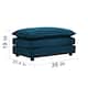 Option Blue Ottoman