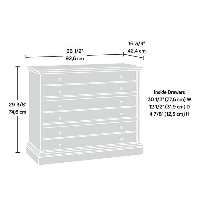 Barrister Lane 3-Drawer Chest Sm