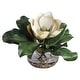 preview thumbnail 2 of 4, Uttermost Celia Silk Magnolia Accent