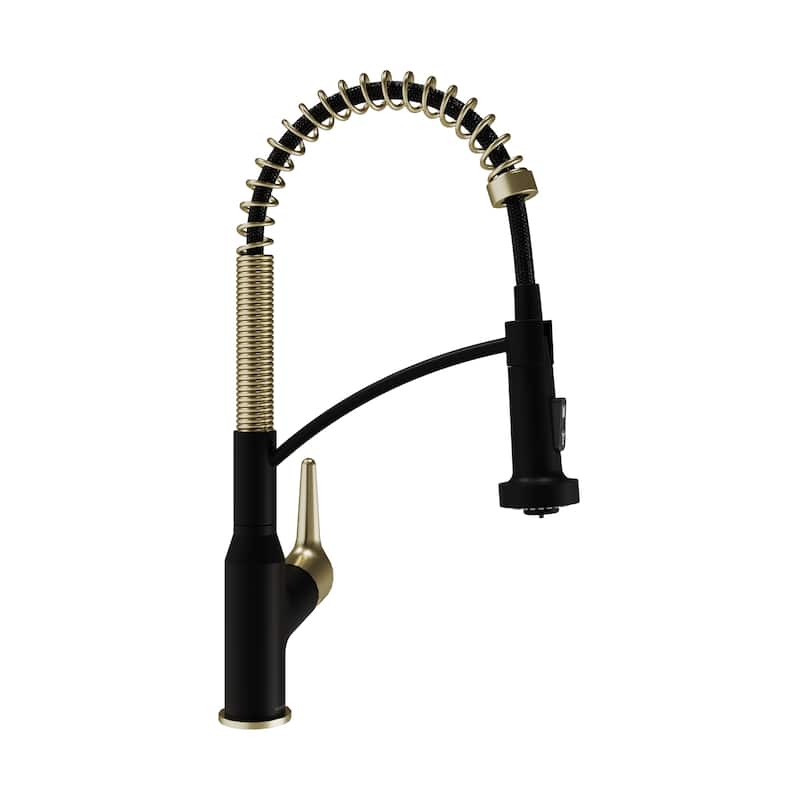 Karran Scottsdale Single-Handle Pull-Down Sprayer Commercial Style Kitchen Faucet