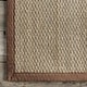 preview thumbnail 22 of 53, Brooklyn Rug Co Kiana Casual Seagrass Bordered Area Rug 2' 6" x 6' Runner - Brown
