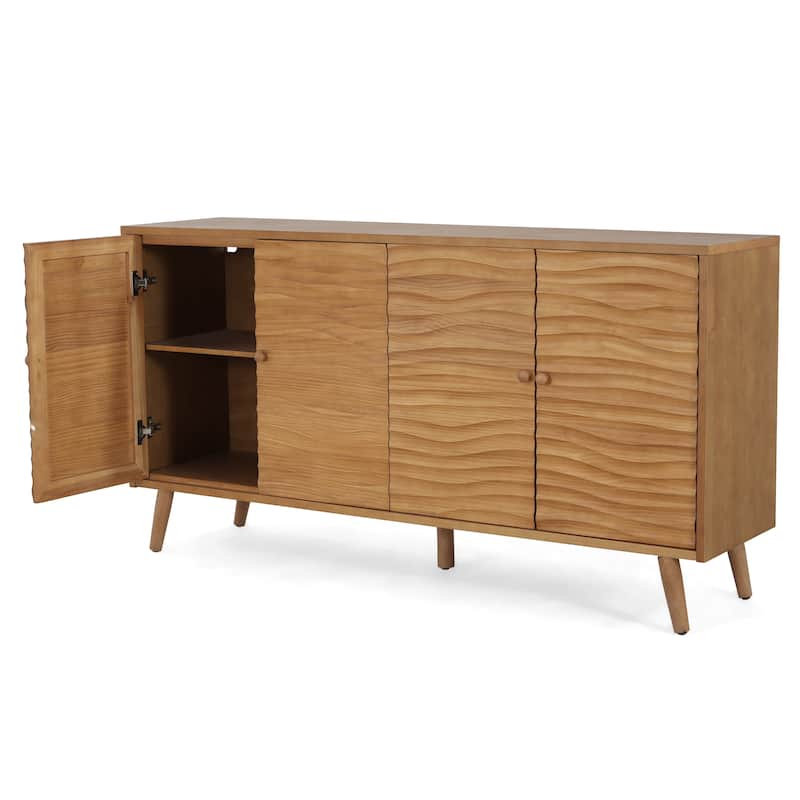 Christopher Knight Home - Simon Elegant and Functional Sideboard Buffet Cabinet for Any Space