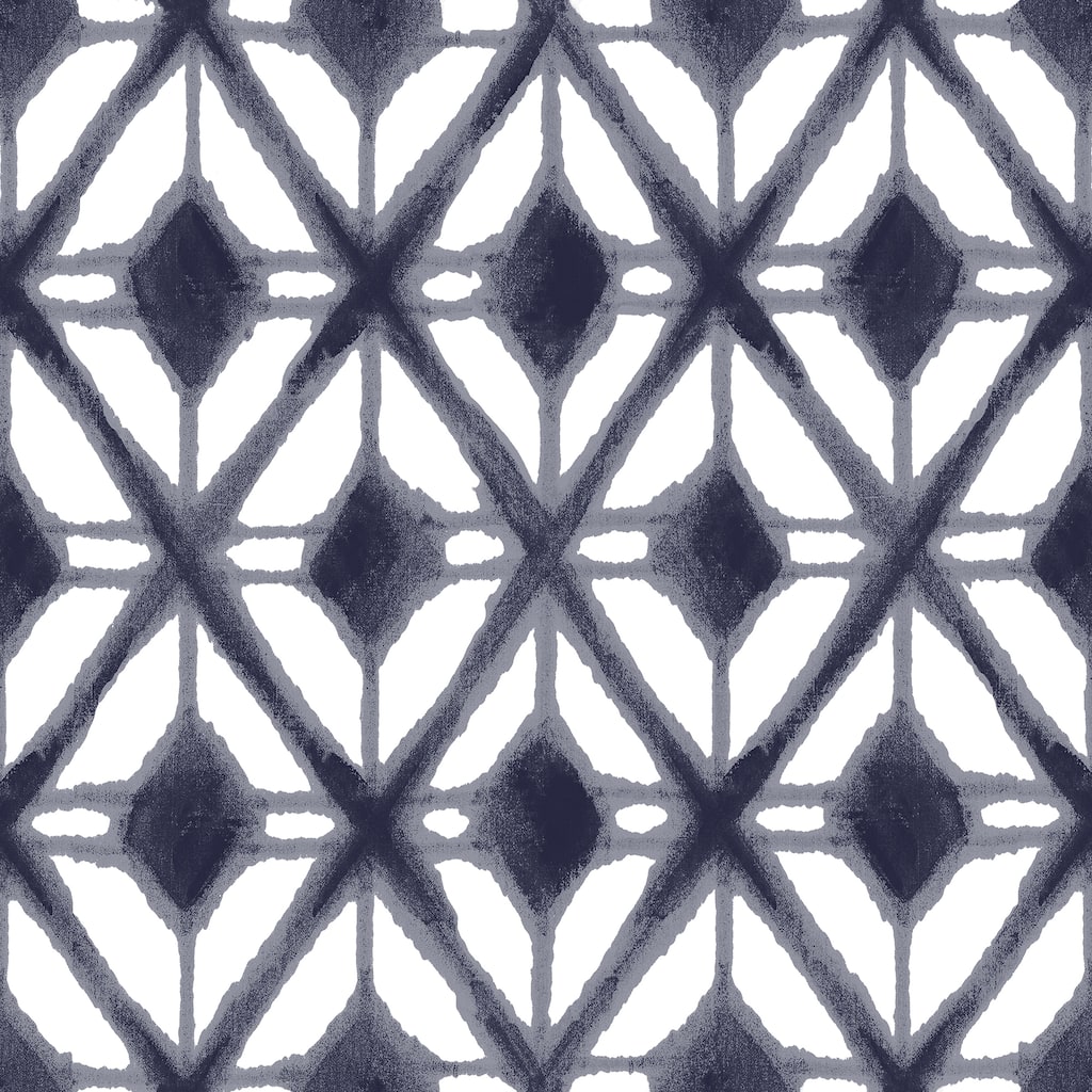 Veer Decor Shibori Geometric Peel and Stick Wallpaper