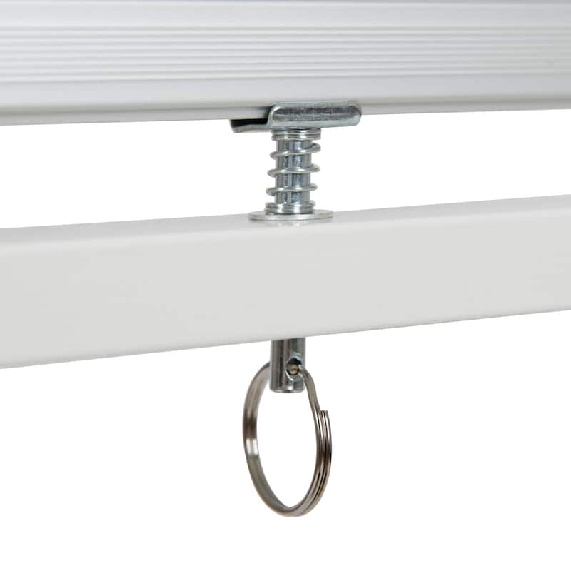 Reversible Mobile Cork Bulletin & White Board with Pen Tray