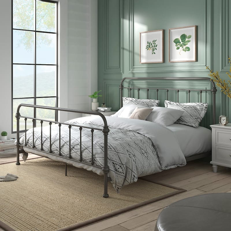 Sigulda Graceful Lines Victorian Metal Bed