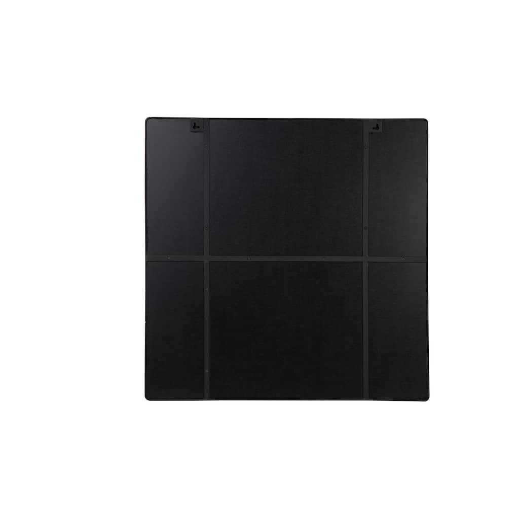 Varaluz Kye 30-inch Black Rounded Square Wall Mirror