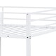 preview thumbnail 31 of 31, Twin Over Twin Metal Bunk Bed, Low Profile, Ladder, High Guardrail