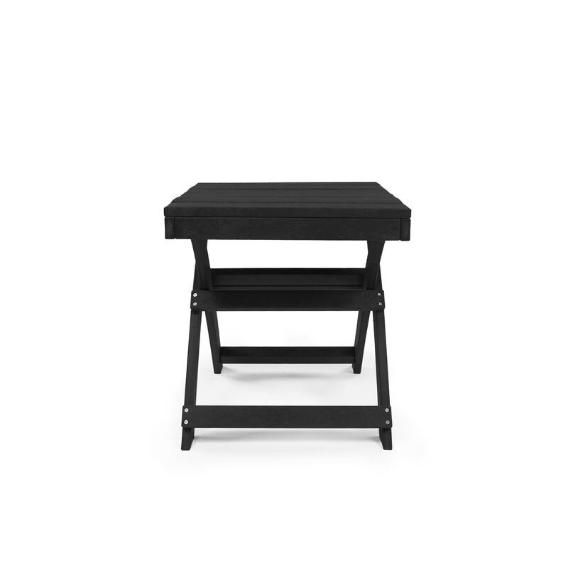 Versailles Quick Assembly All-Weather Outdoor Folding Patio Chair and Table Set - 3-piece