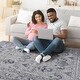 preview thumbnail 5 of 4, LOOM & LUXE Collection 2X8 Medallion Indoor/Outdoor Area Rug - 96" D x 26" W x 0.35" H