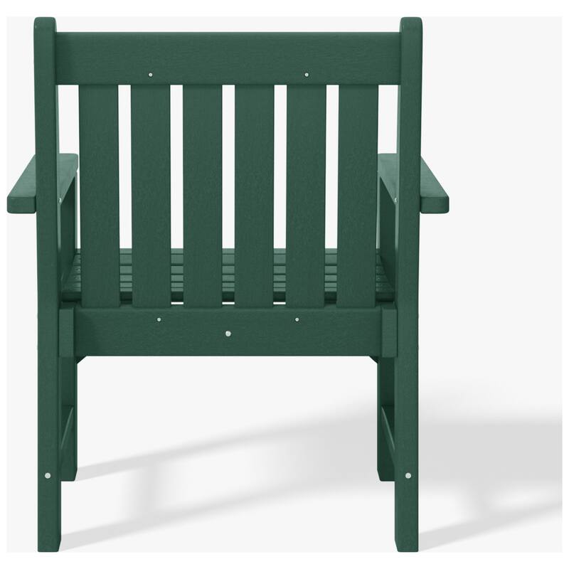 Laguna Outdoor Patio 3-Piece Garden Arm Chair Conversation Set With Side Table