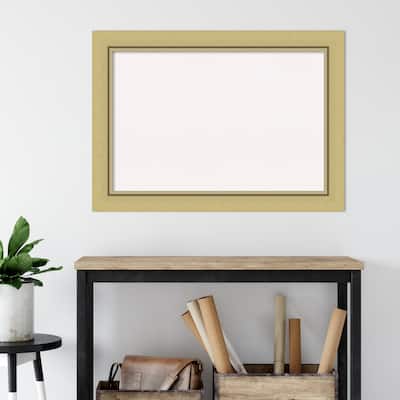 Landon Gold Framed White Corkboard Bulletin Board