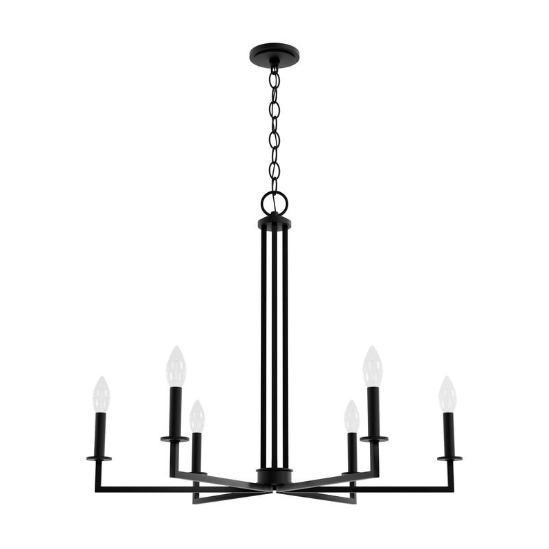 Hunter Bearden Chandelier - Entry, Dining Room, Kitchen Island - Transitional, Industrial, Contemporary, Candle