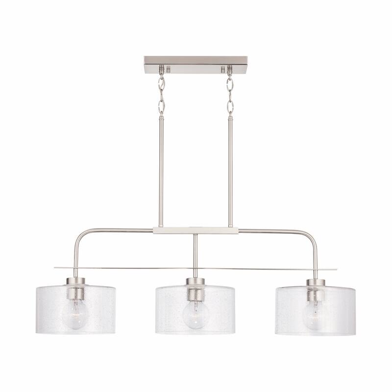 Jake 3-light Linear Island Fixture/ Chandelier
