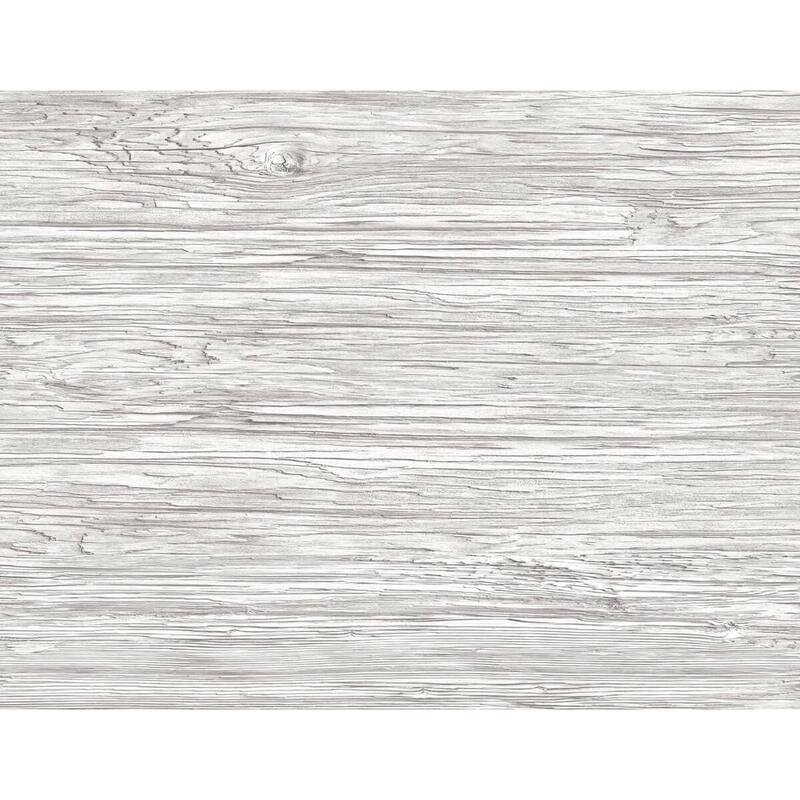 Seabrook Designs Lillian August Washed Shiplap Embossed Vinyl Unpasted Wallpaper