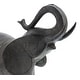 preview thumbnail 5 of 7, Gray Polystone Elephant Decorative Sculpture