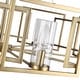 preview thumbnail 2 of 5, Marco 8-Light Chandelier in Brushed Champagne Bronze with Clear Glass - 8 Light Chandelier
