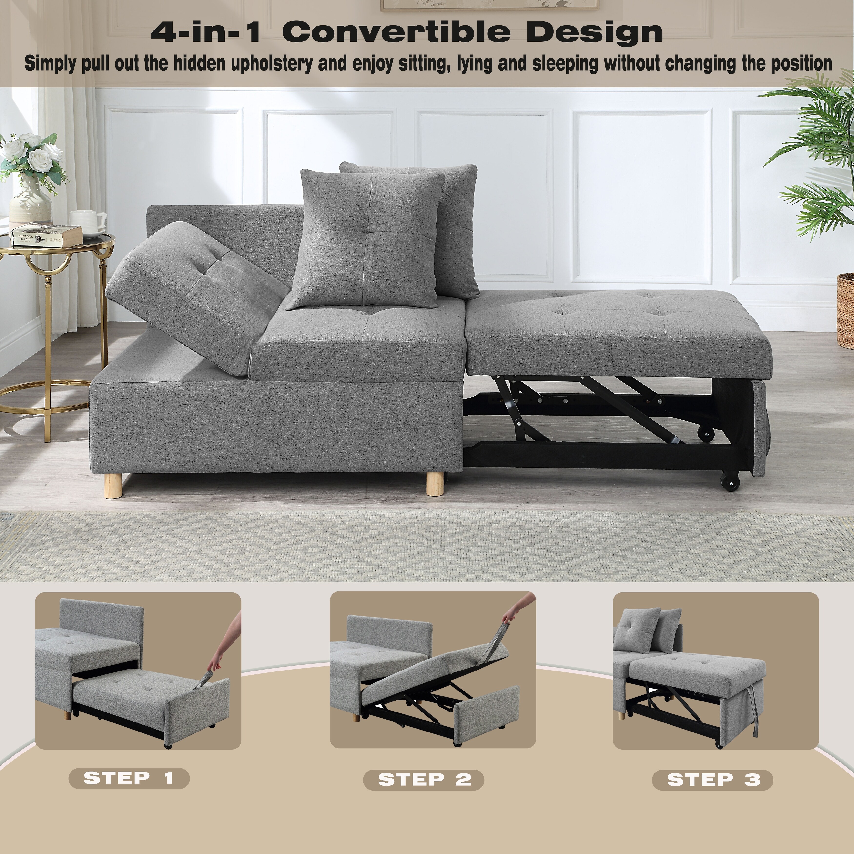 Extendable couch bed discount