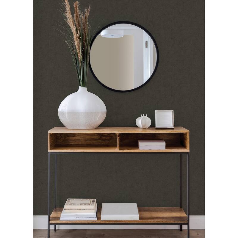 Advantage Steno Chocolate Plaster Wallpaper