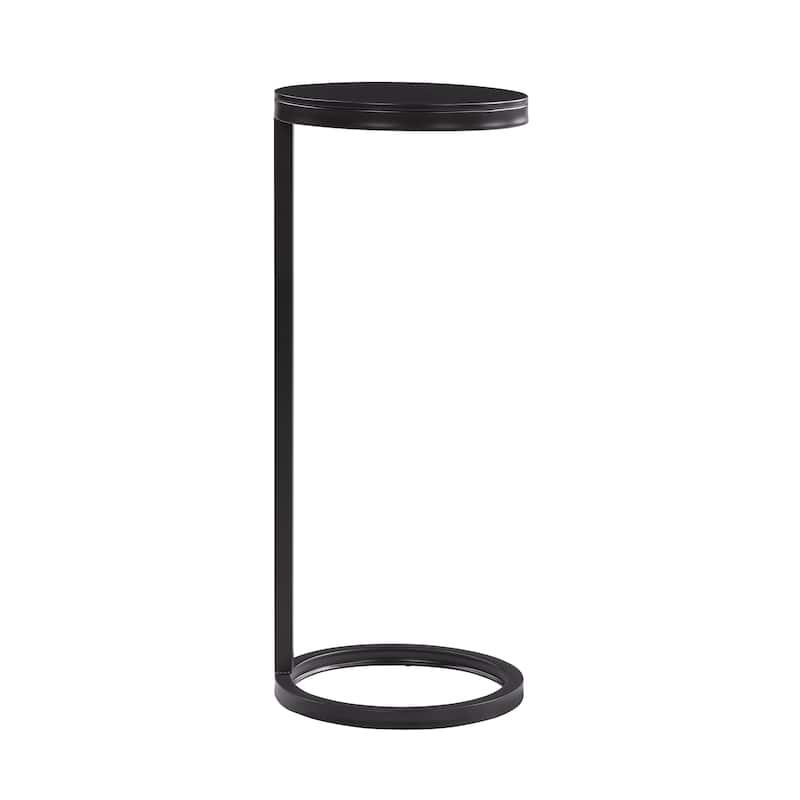 Yancey Round Metal Accent Table