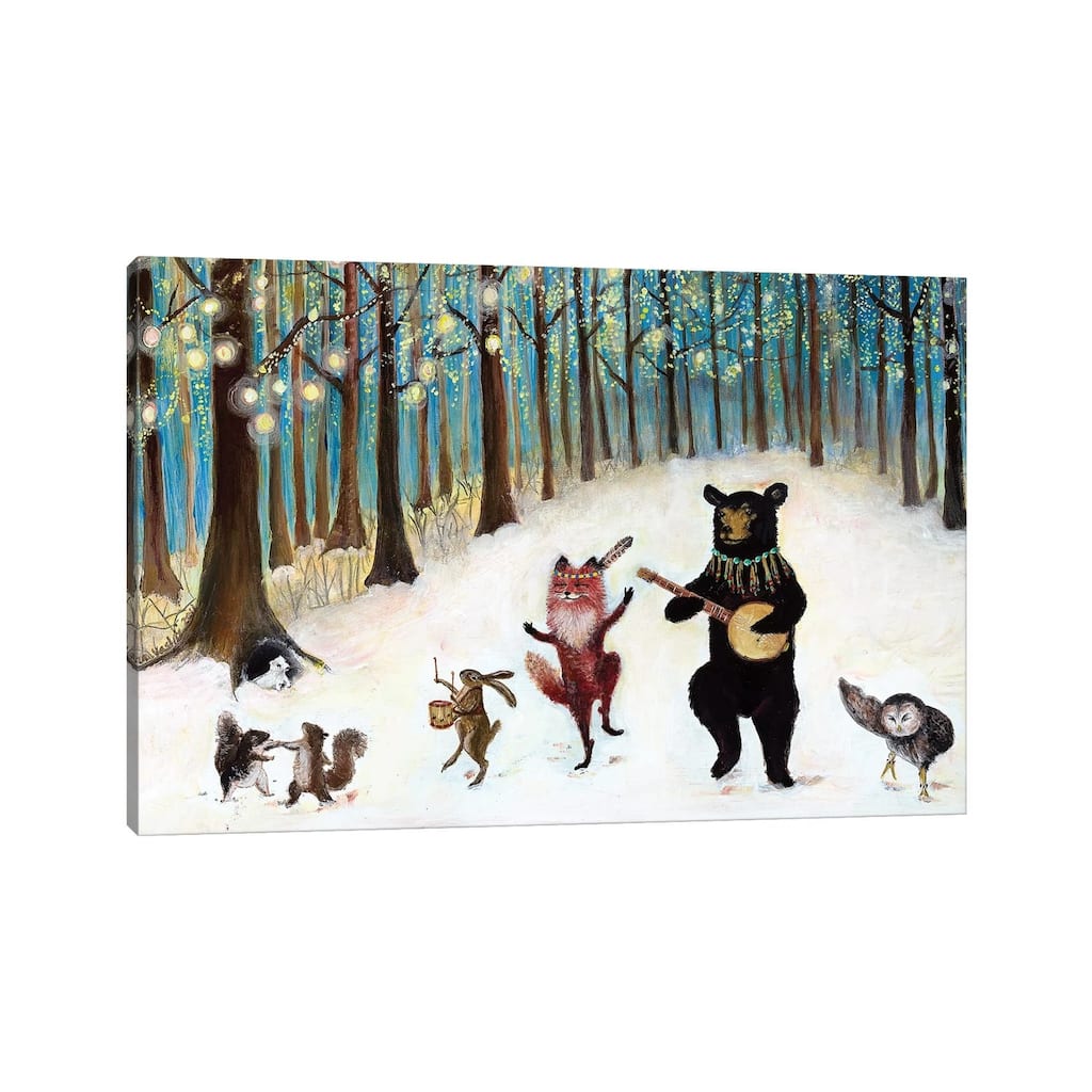 iCanvas "Forest Festivities" by Jahna Vashti Canvas Print