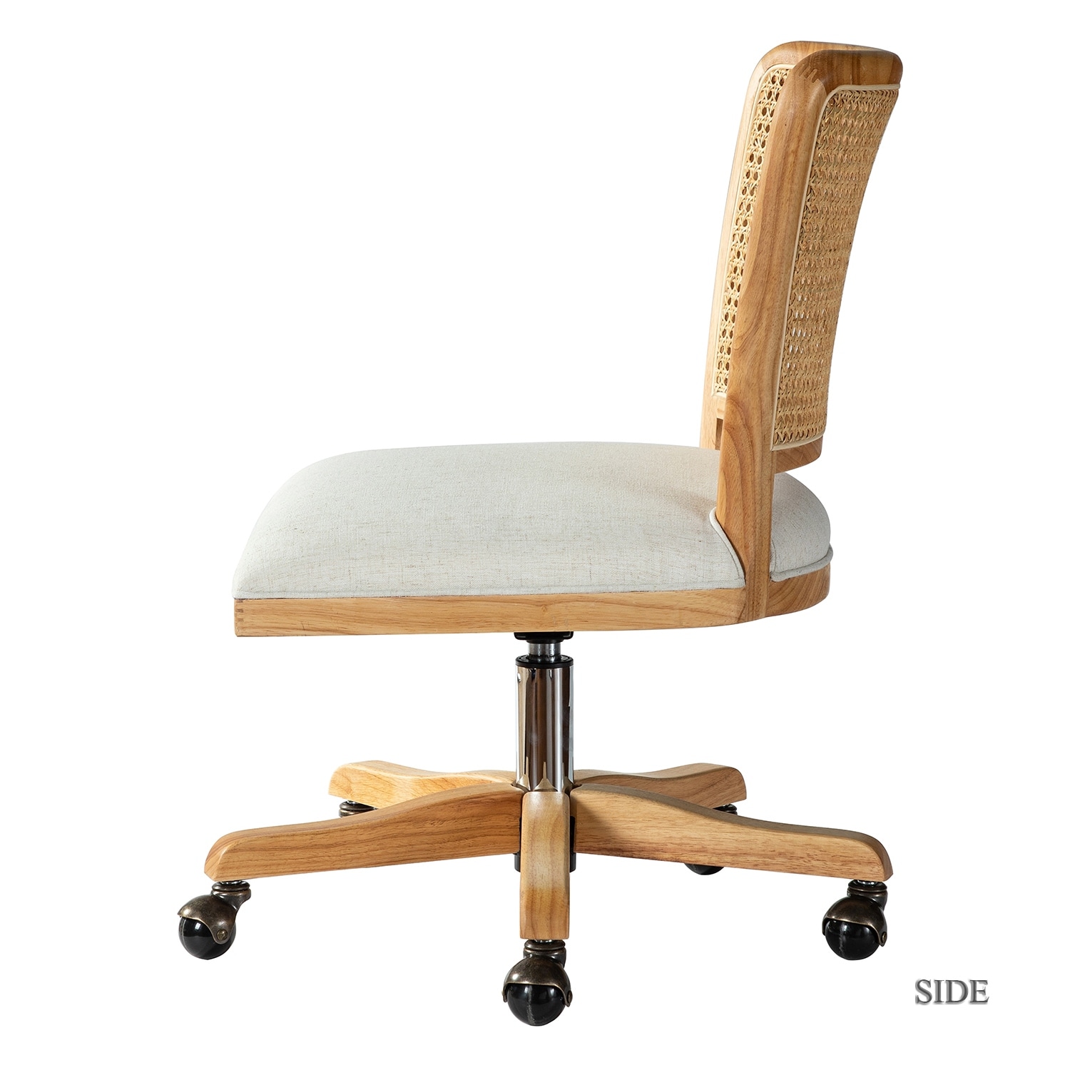 Wicker chair on sale desk