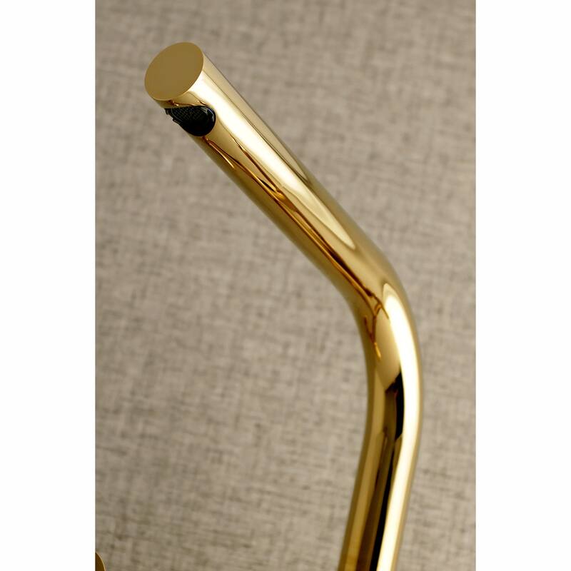 Kingston Brass Concord 8 in. Adjustable Center Wall Mount Kitchen Faucet