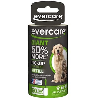 Evercare Giant Pet Hair Roller Refill 60 Sheets
