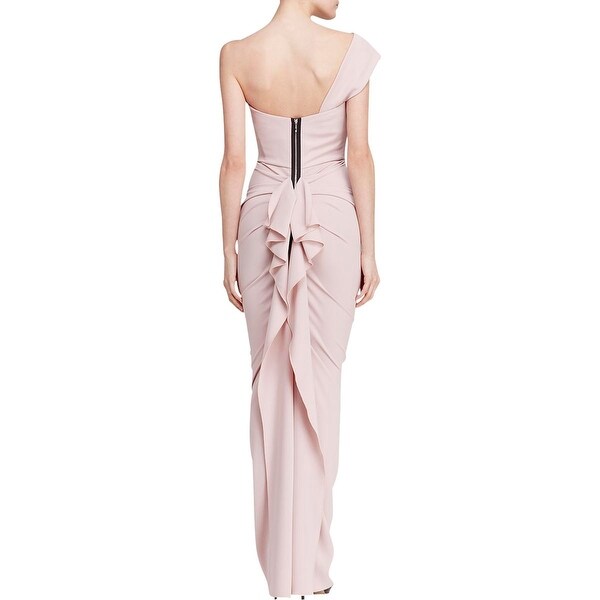 nicole bakti one shoulder dress
