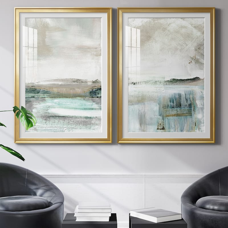 Summer Teal I Premium Framed Print - Ready to Hang