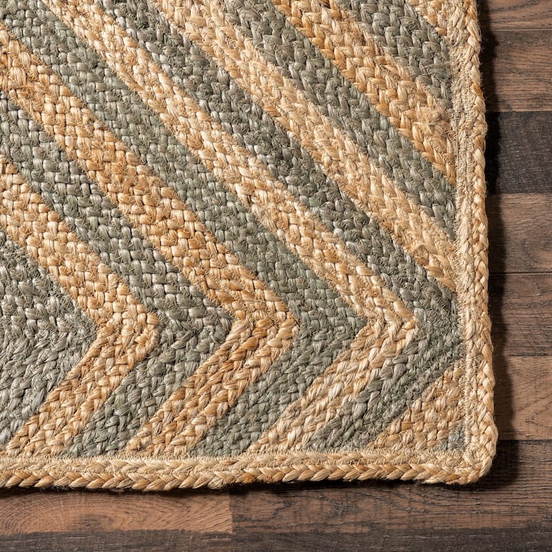 Dogwood Tiled Jute Area Rug