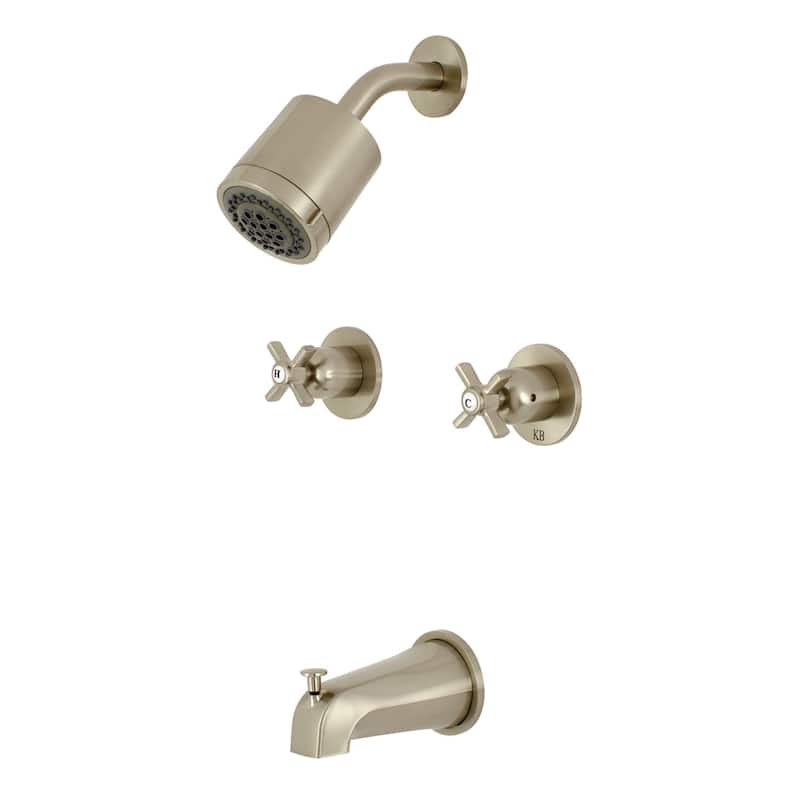 Millennium Two-Handle Tub and Shower Faucet - Brushed Nickel
