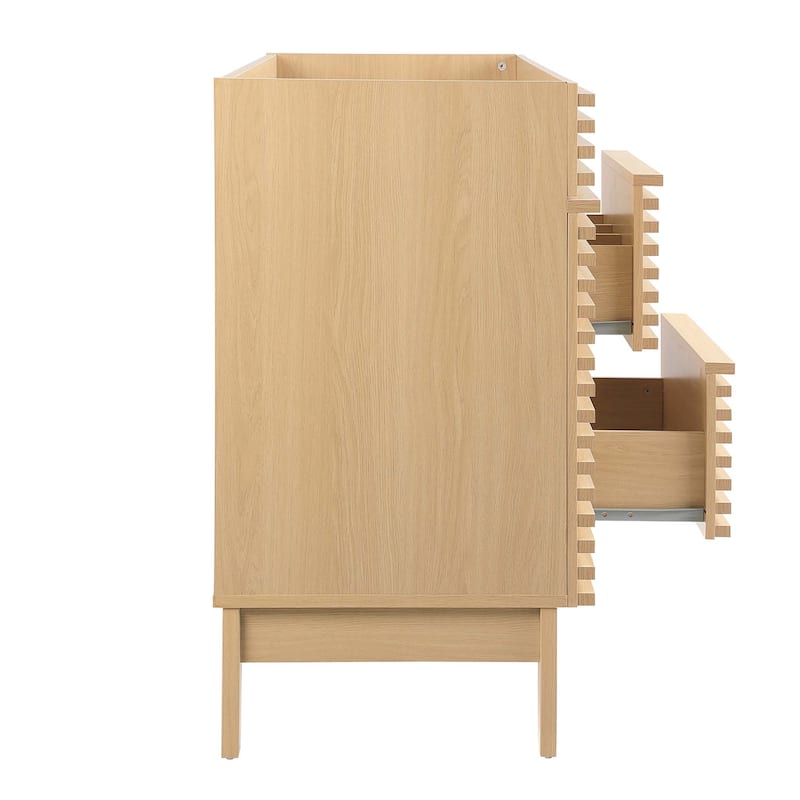 Render 48" Single Sink Compatible (Not Included) Bathroom Vanity Cabinet