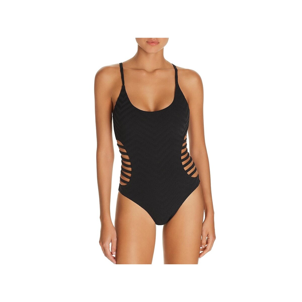 Shop Red Carter Womens Twilight Cruz Cut Out Chevron One Piece