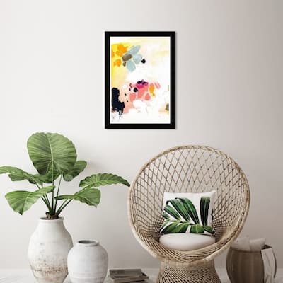 Wynwood Studio Prints Abstract Happy Coincidence White and Modern & Contemporary Wall Art Canvas Print