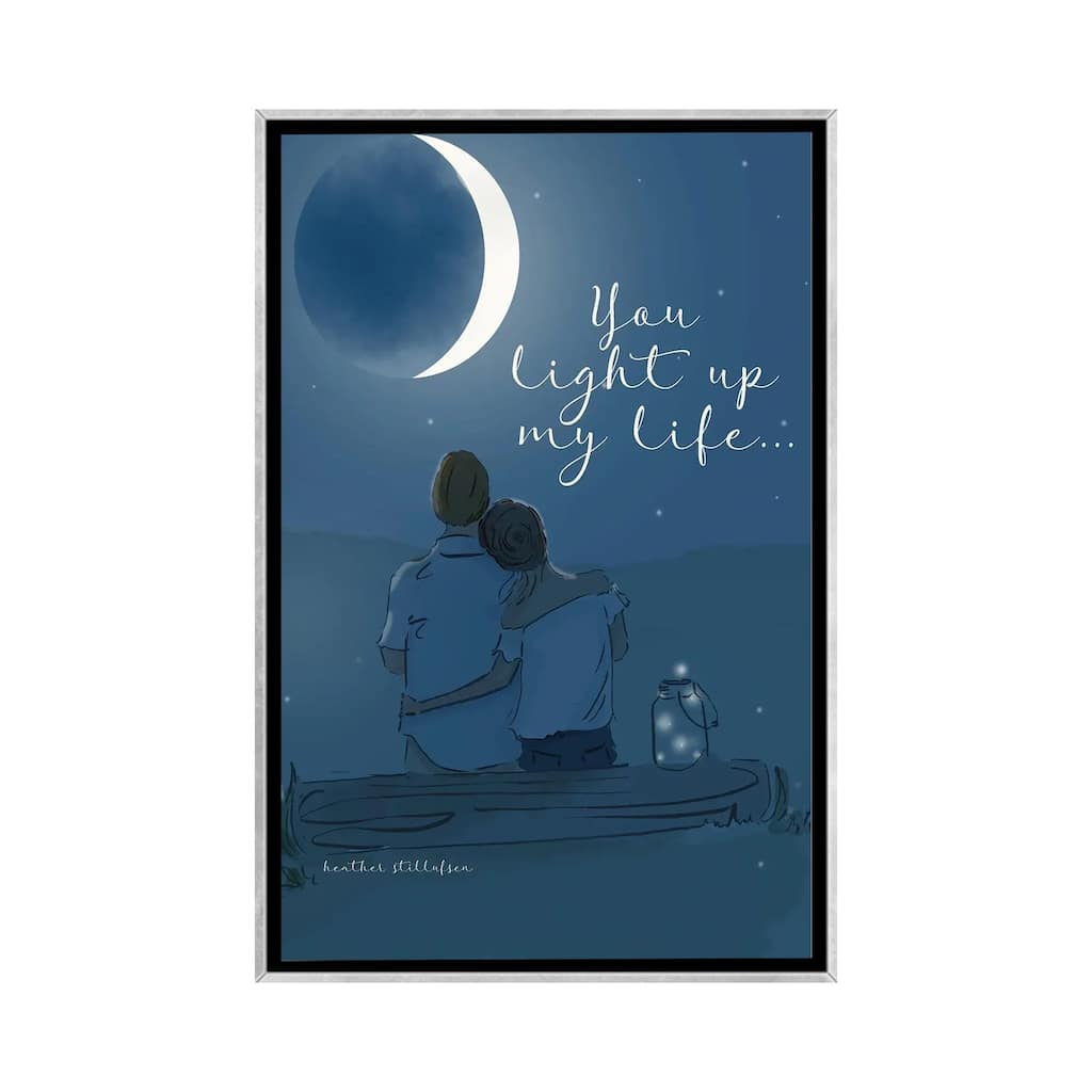 iCanvas "You Light Up My Life" by Heather Stillufsen Framed