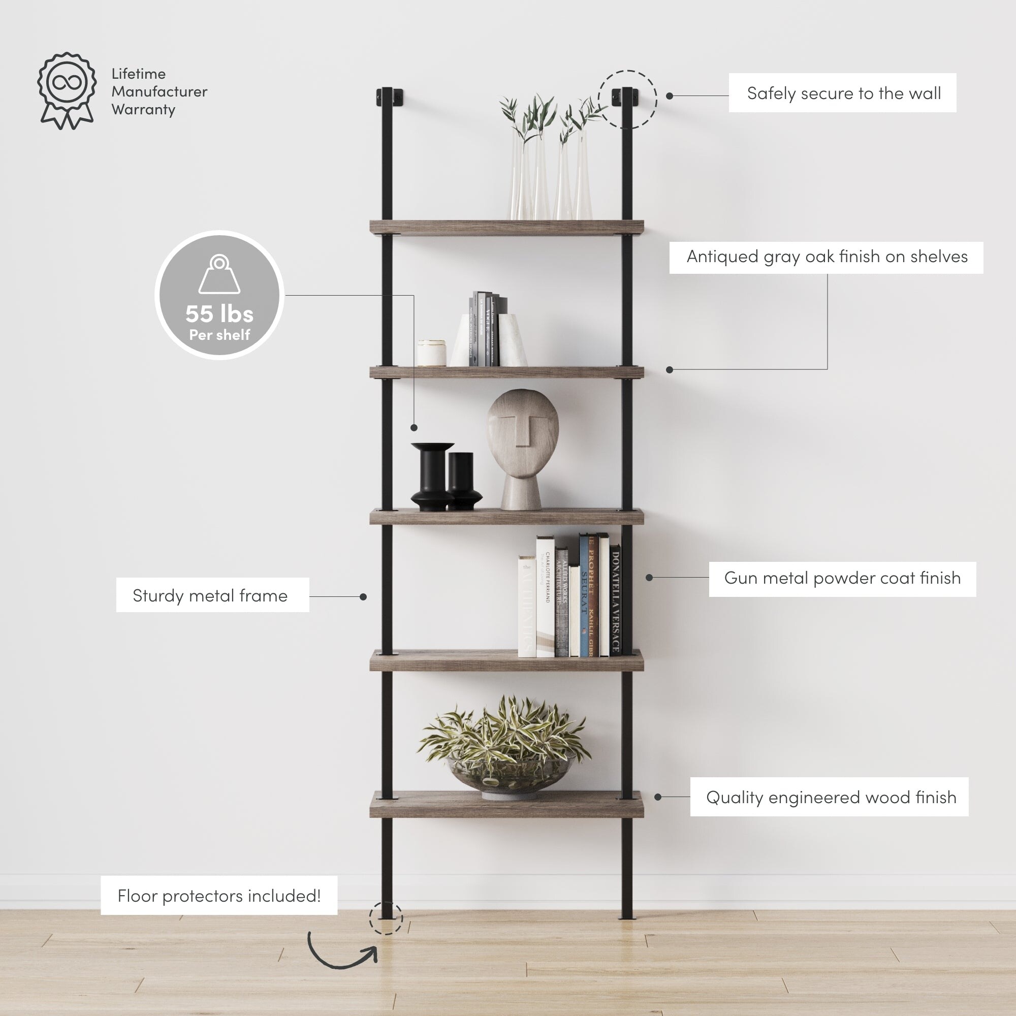 Nathan james ladder bookcase sale