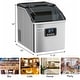 preview thumbnail 3 of 9, Costway Stainless Steel Ice Maker Machine Countertop 48Lbs/24H