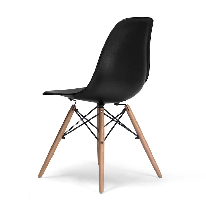 Paris-2 Side Chairs with Natural Legs (Set of 2)