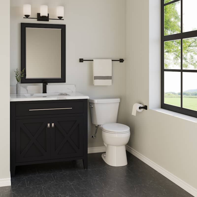 PROFLO PF3710 Camden 1.28 GPF Toilet Tank Only with Left Hand Lever