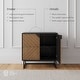 preview thumbnail 78 of 85, Nathan James Enloe Rustic Doors Metal Base Free Standing Modern Storage Cabinet for Entryway