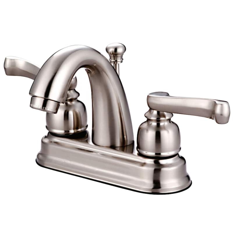 Kingston Brass Vintage 4 in. Centerset Bathroom Faucet - Brushed Nickel